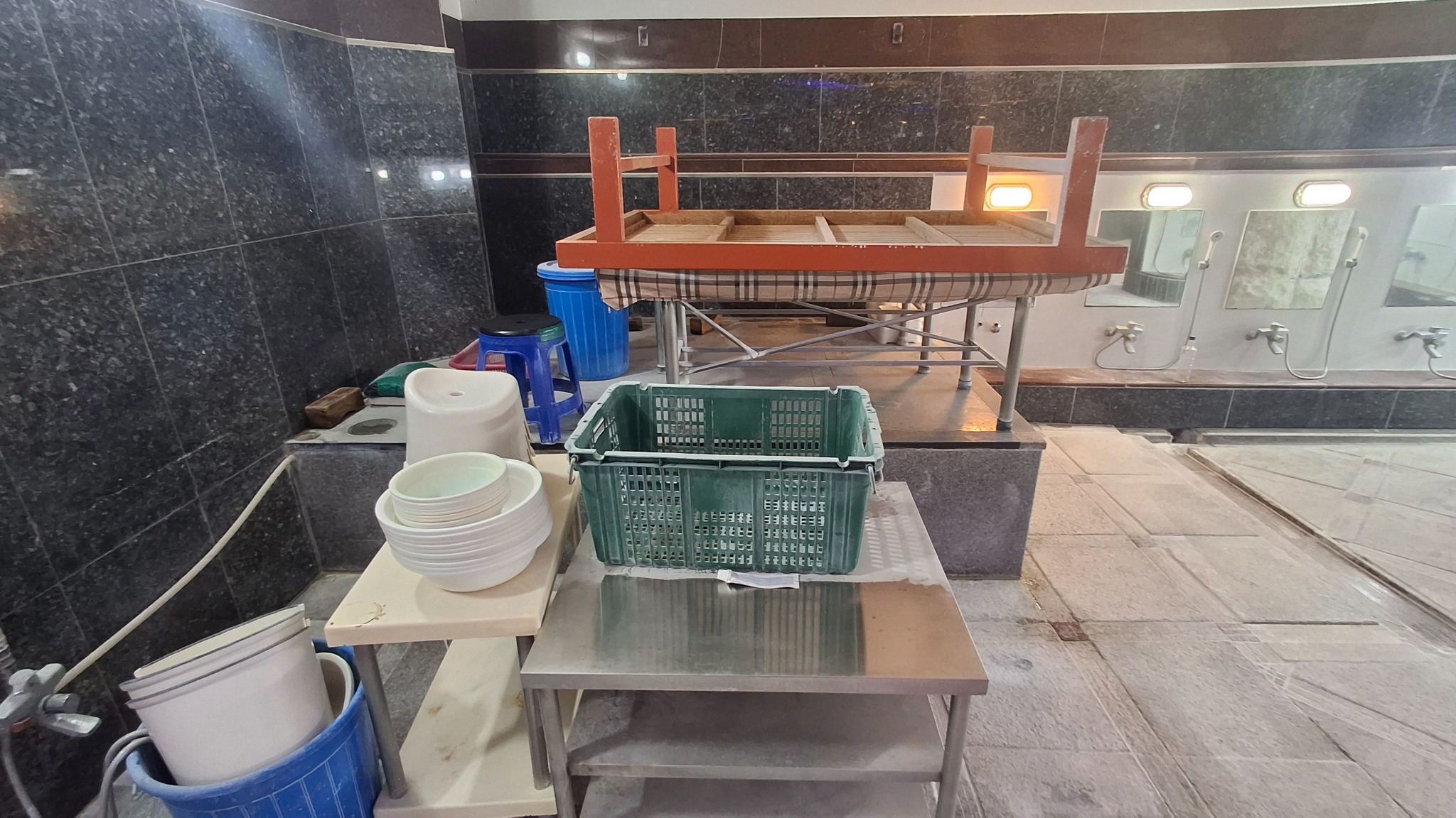 사전 점검 작업 장면